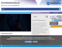 Tablet Screenshot of erectiestoornis.nl